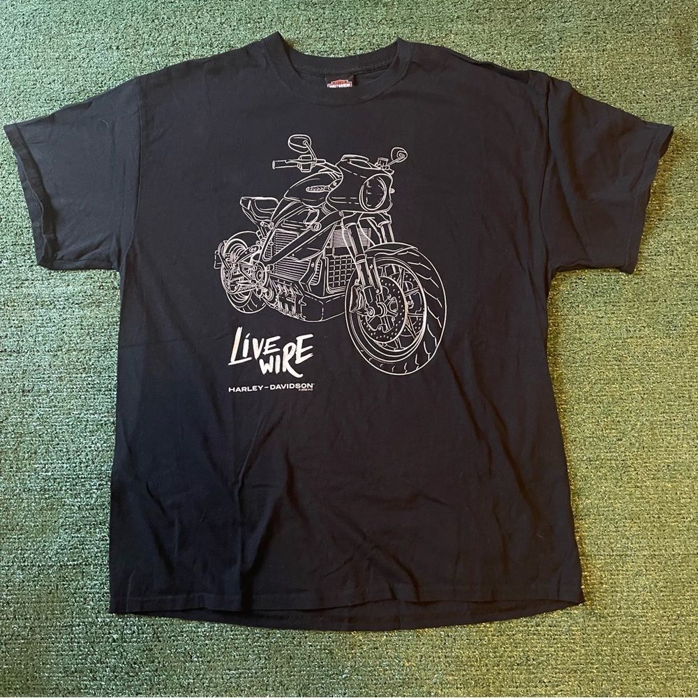 Harley Davidson Motorcycles 2020 Live Wire Shirt - XL